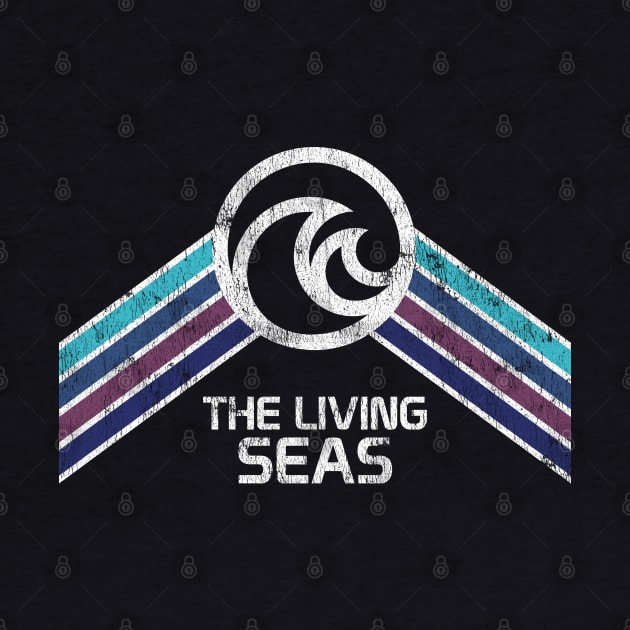 The Living Seas Epcot Center Vintage Retro Style Retrocot by retrocot